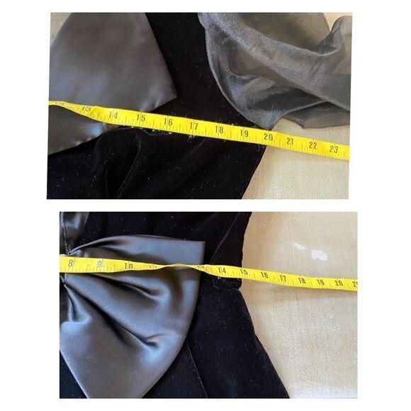 Vintage 80s designer formal top by Karen Miller NY estimated size 6 - Picture 7 of 8